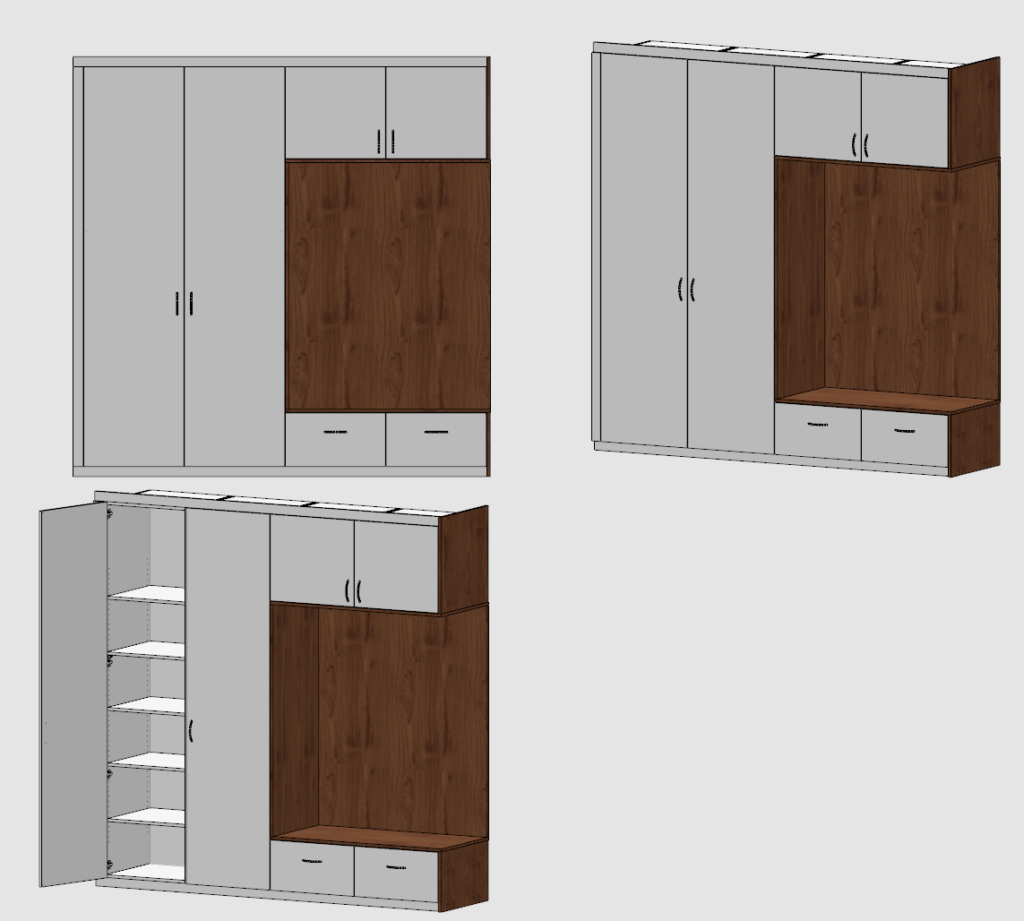 Quickstern-Garderobe